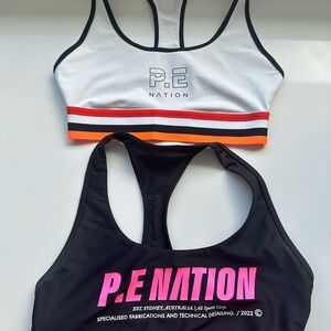 P.E Nation Women's Sports Bra - Black and White